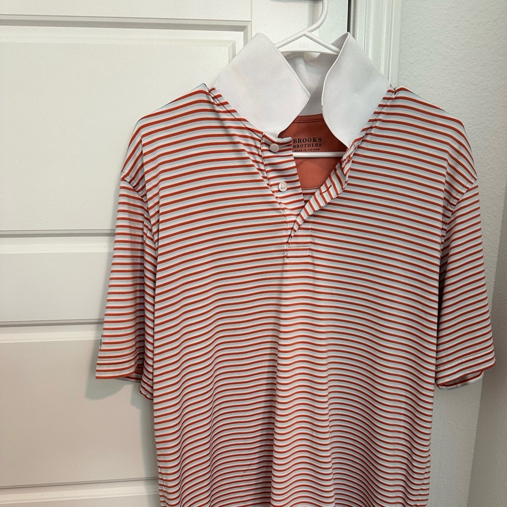 Brooks brothers men's performance fabric golf shirt